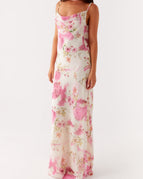 Ivory Floral Print / S