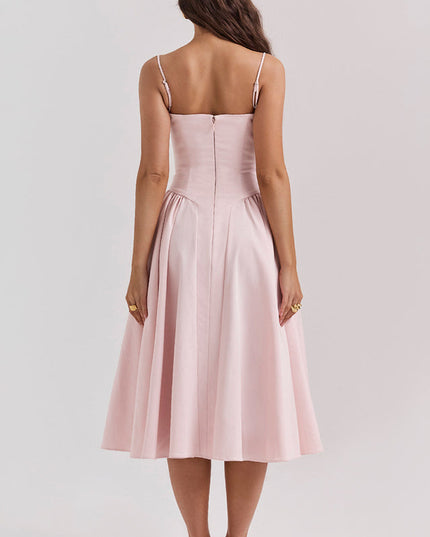 Women Sweetheart Neck Midi Dress with Pockets Midi Dress - product image 22