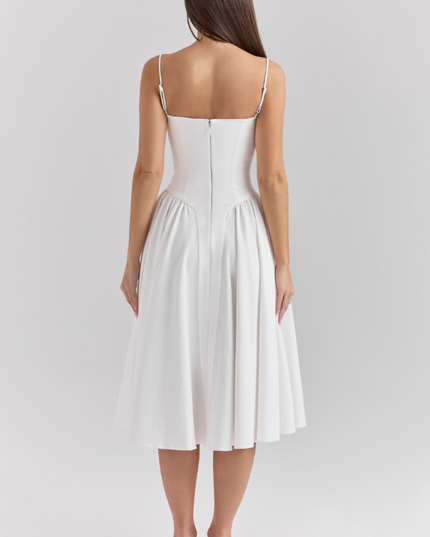 Women Sweetheart Neck Midi Dress with Pockets Midi Dress - product image 37