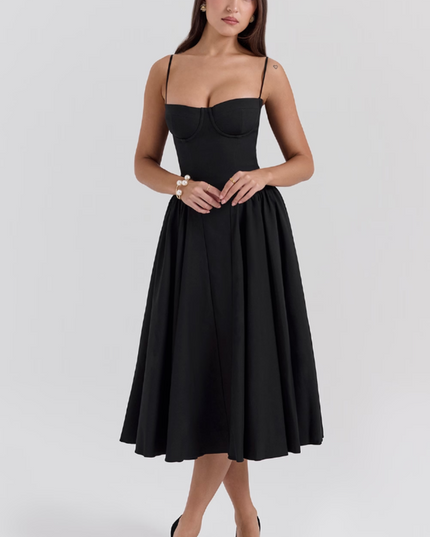 Women Sweetheart Neck Midi Dress with Pockets Midi Dress - product image 38