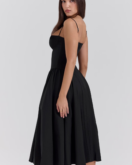 Women Sweetheart Neck Midi Dress with Pockets Midi Dress - product image 40