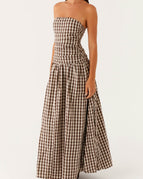 Brown Gingham / S