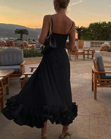 Women Graduation Scoop Neck Flounce Midi Dress - product image 19